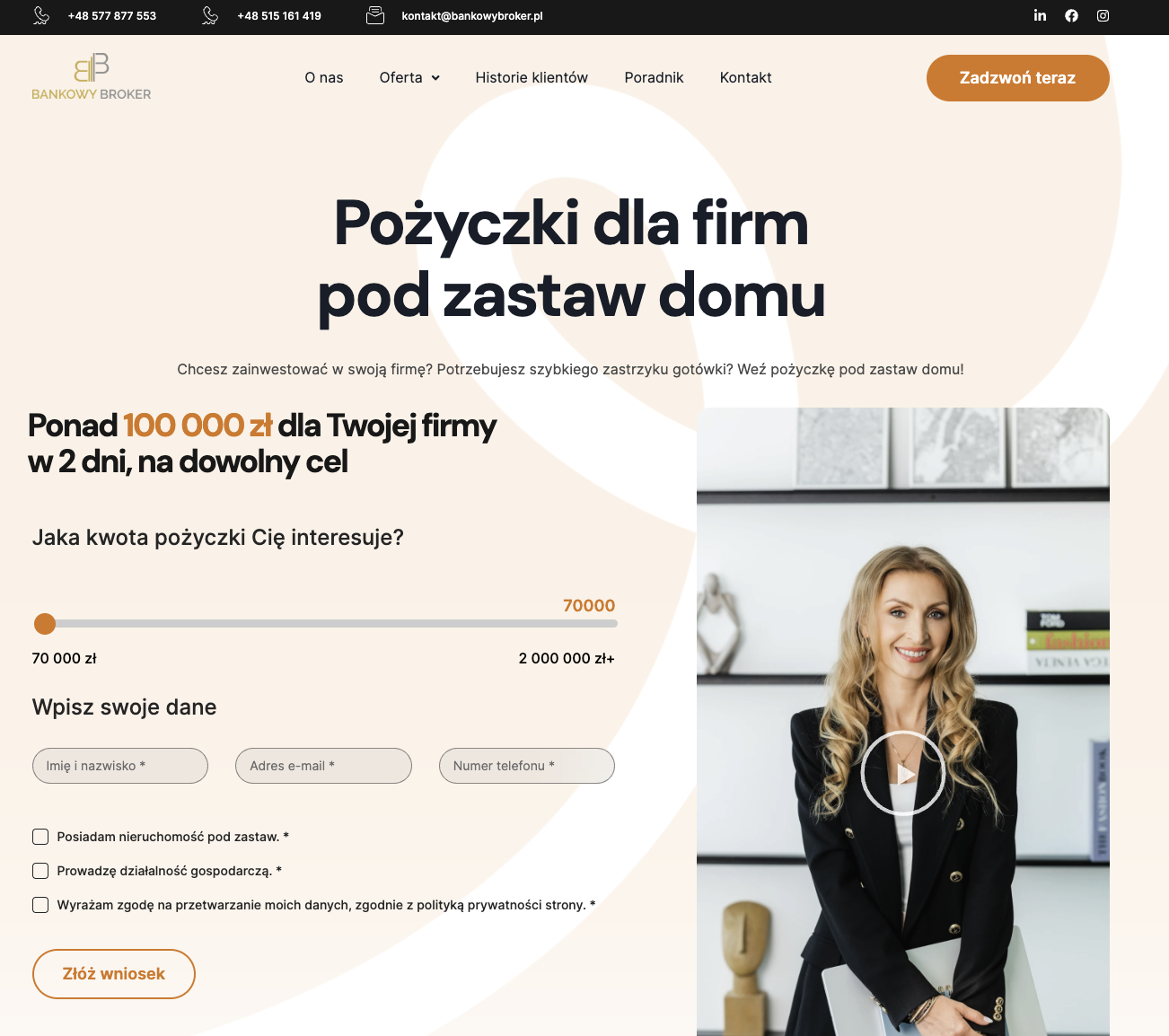 Czy pożyczka dla firmy pod zastaw domu jest dla każdego przedsiębiorcy?