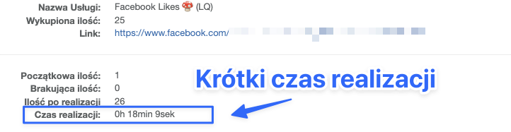 krótki czas realizacji zamówienia na wypromowani