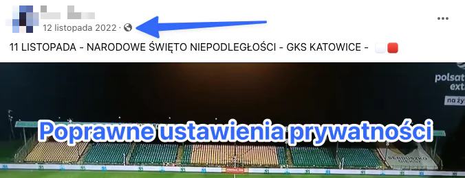 publiczne ustawienia prywatności na facebook