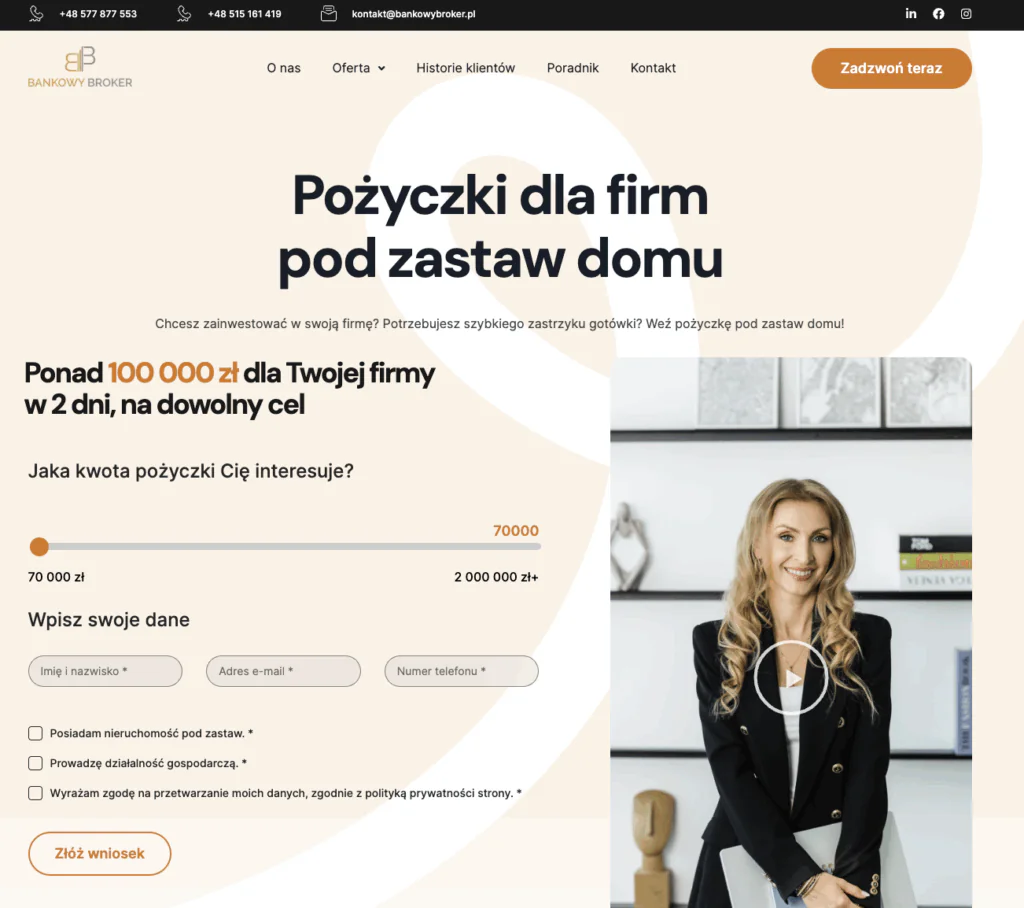 Pożyczki dla firm